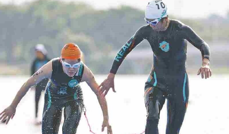 我國首個殘疾人鐵人三項賽事開賽 首日廣東隊包攬7枚金牌